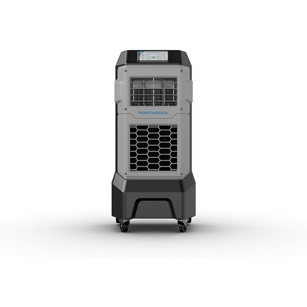 Portable Evaporative Cooler, 800 cfm, 500 sq ft, 13 gal, Direct