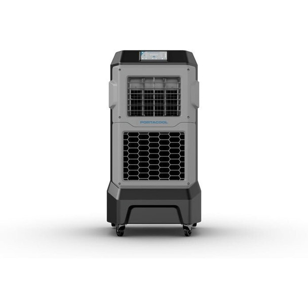 Portable Evaporative Cooler, 1,400 cfm, 700 sq ft, 22 gal, Direct