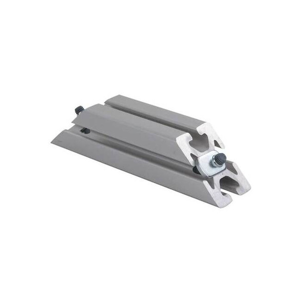 80/20 45Support,Aluminum,Gray,40mm,40mm 40-2525