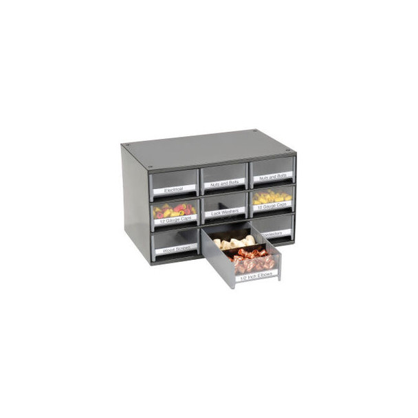 Akro-Mils Steel Small Parts Storage Cabinet 19909 - 17""W x 11""D x 11""H w/ 9 G