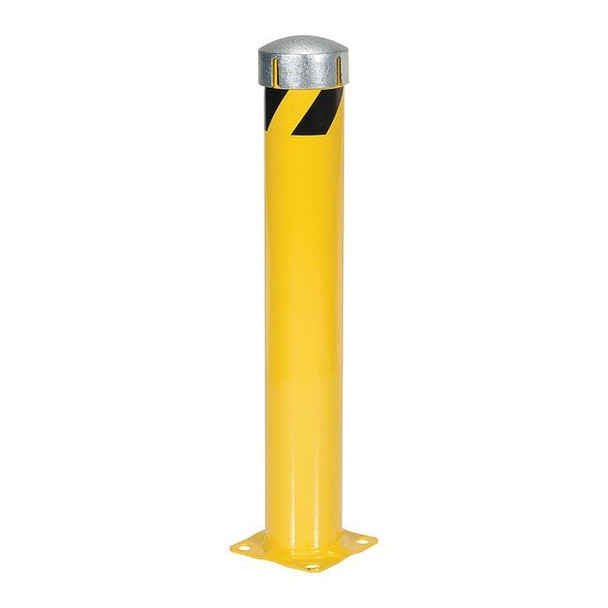 Manufacturer Varies Bollard ,36 in H,Yellow ,Carbon Steel BOL-JKS-36-5.5