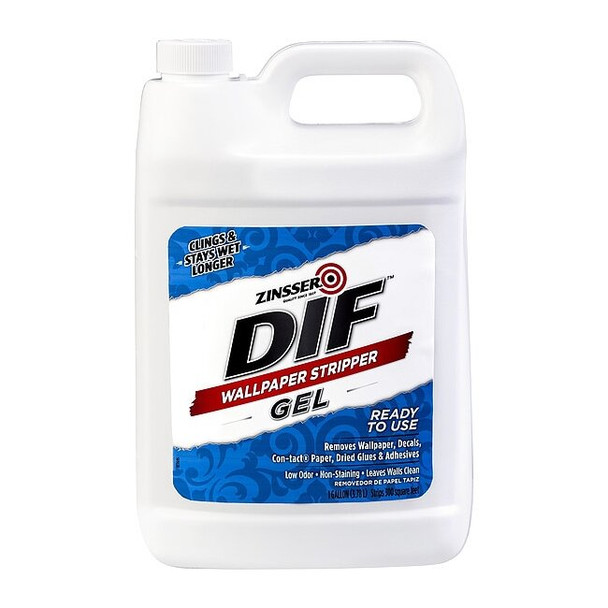 Zinsser Wallpaper Stripper,Gel,Jug,1 gal 2431