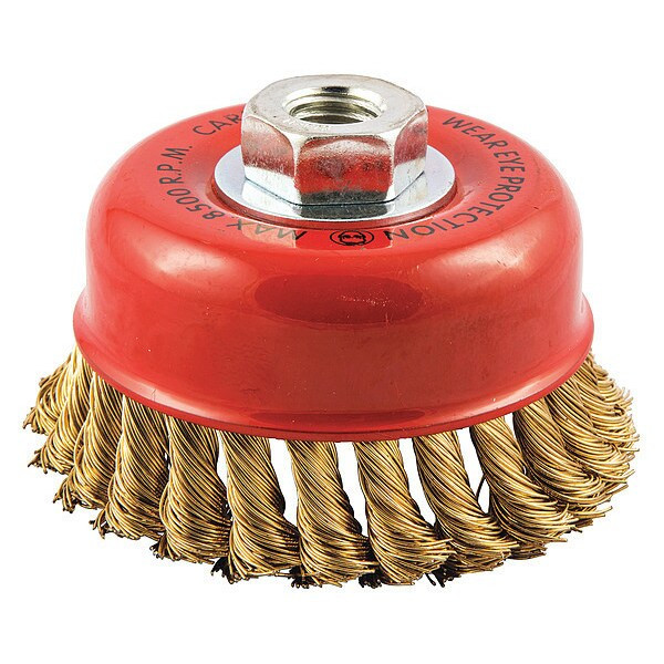 Manufacturer Varies Cup Brush,Wire 0.020" dia.,Brass 66254442998