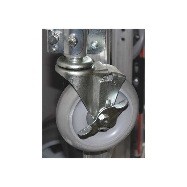 B & P Manufacturing Swivel Stem Caster with Brake 8021-003