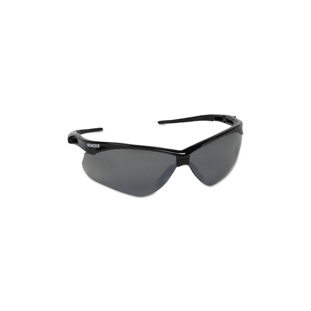 V30 Nemesis™ CSA Safety Glasses, Smoke Mirror, Polycarbonate Lens, Uncoated, Black Frame/Temples, Nylon