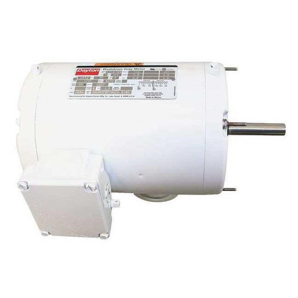 Dayton Washdown Motor,PSC,TEAO,1/2 HP,1700 rpm 5M061