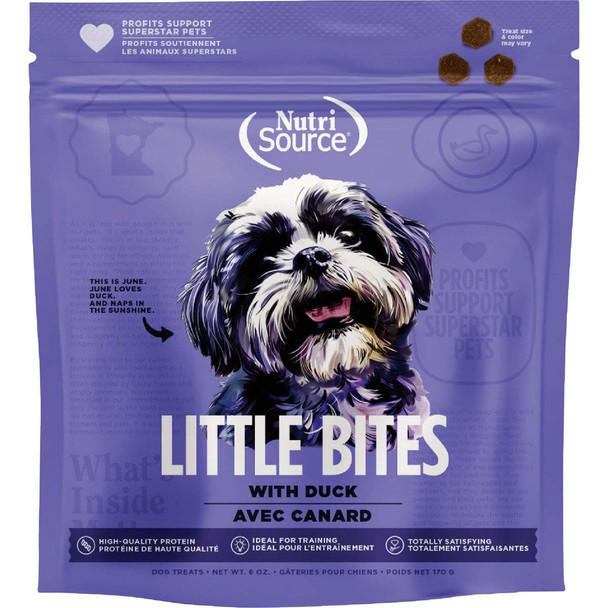 NutriSource Little Bites 6 Oz. Duck Dog Treat 80006