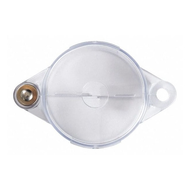 Brady Gate Valve Lockout,Clear,1-3/8" H x 3" L 145581