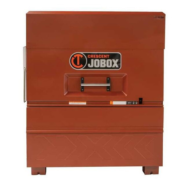 Piano-Style Jobsite Box, Brown, 48 in W x 31 in D x 57 in H