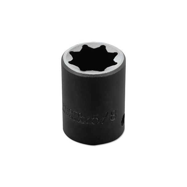 Torqueplus Impact Sockets, 1/2 in Drive, 5/8 in Opening, 8 Points