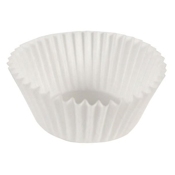 Hoffmaster Fluted Bake Cup,3-1/4",White,PK500 BL138-3-1/4