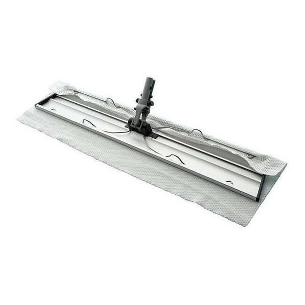 Berkshire 22-53/64" Flat Mop Frame, Silver, Black BCR.MOP2.1