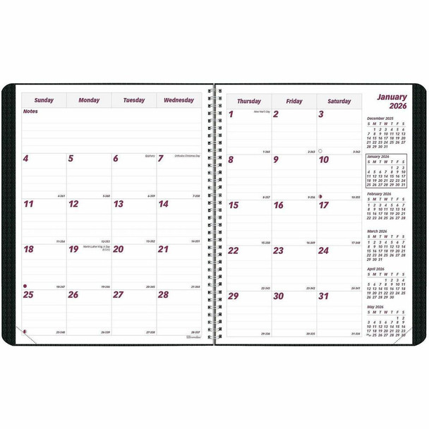 Brownline Duraflex Planner CB1200VBLK