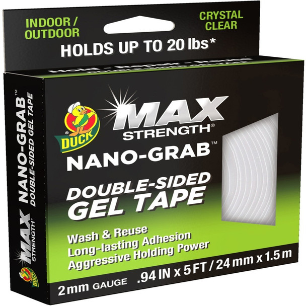 Duck Max Strength Nano-Grab Double-sided Tape 287264
