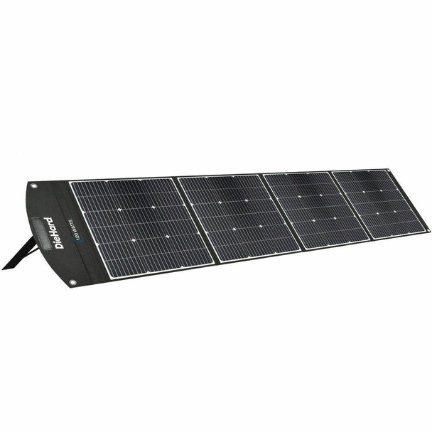 DieHard 120-Watt Solar Panel for Portable Power Station - Rich Black