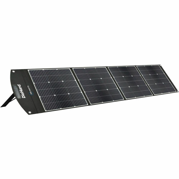 DieHard 200-Watt Solar Panel for Portable Power Station - Rich Black