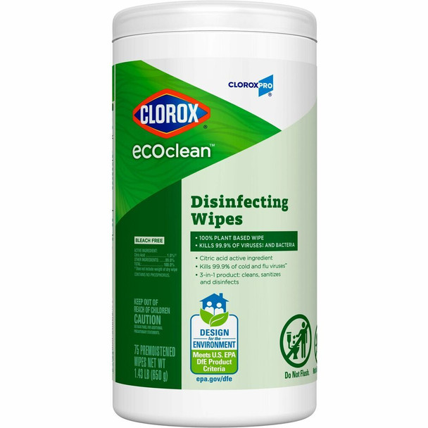 CloroxPro™ EcoClean Disinfectant Wipe 60605