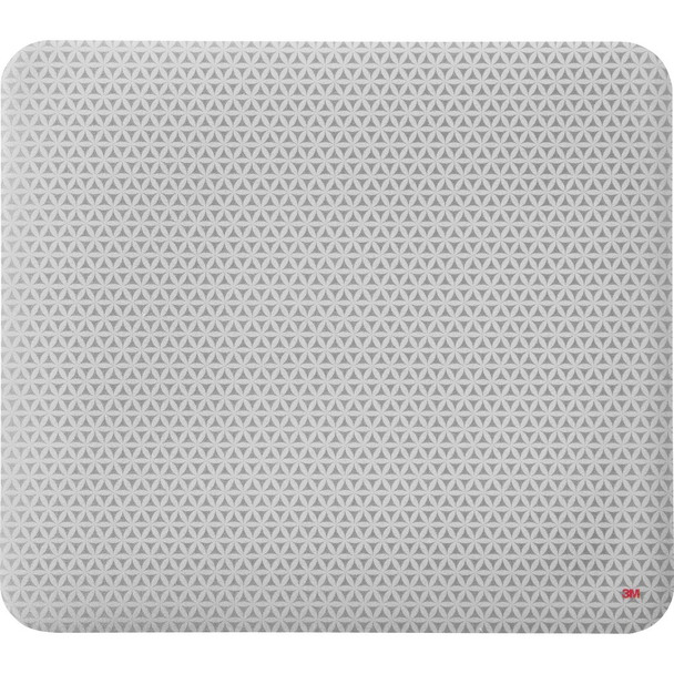 3M Precise Mouse Pad - Gray Bitmap - 0.30" Height x 8" Width - Foam - 1 Each