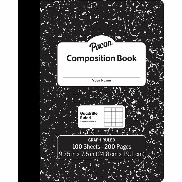 Pacon  Quadrille/Graph Notebook MMK37103