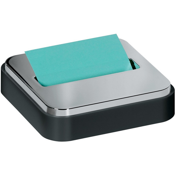 Post-it&reg; Note Dispenser - 3" x 3" Note - 45 Sheet Note Capacity - Black