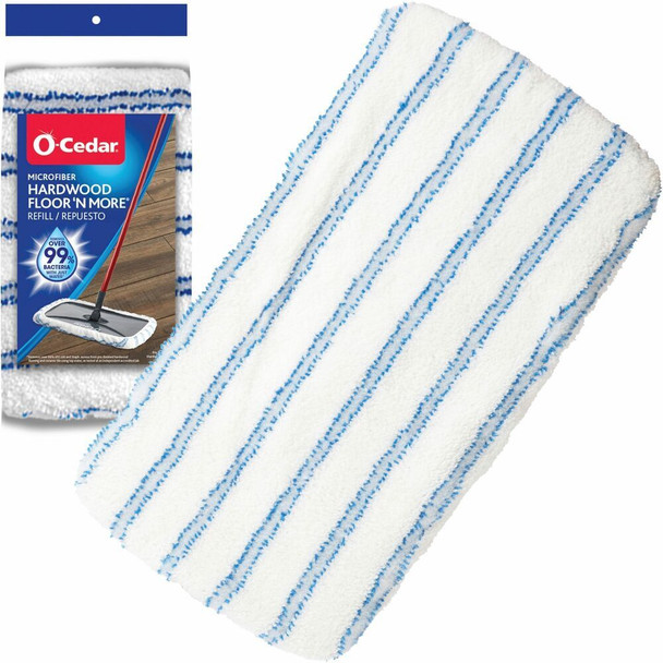 O-Cedar Hardwood Floor 'N More Microfiber Mop - MicroFiber - Multi - 1 Each