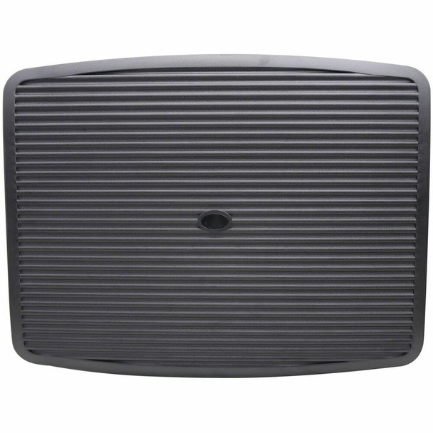 Lorell Ergonomic Rocking Footrest - Black - Plastic - 1 Each