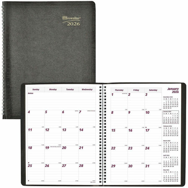 Brownline  Appointment Book CB1262BLK
