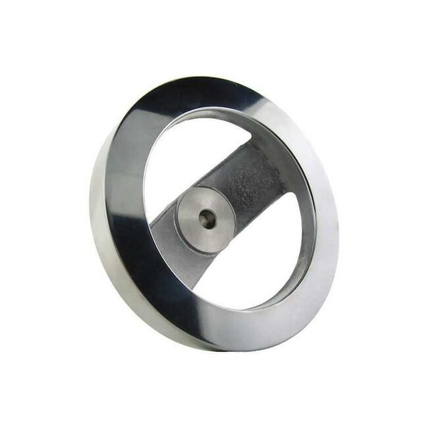 Manufacturer Varies Two Spoke Wheel,6.00" Diameter,Silver 30736P
