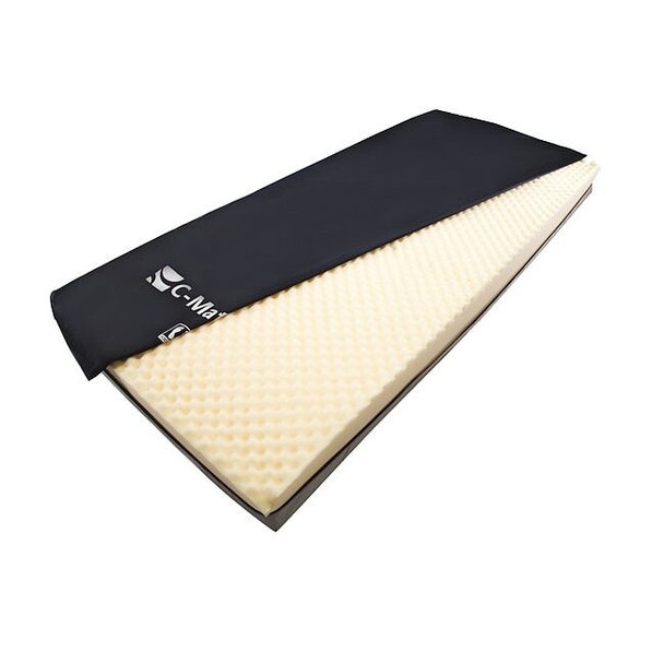 C-Matt Mattress, 80x6x35-1/2in, Foam, Nylon/Vinyl H10394