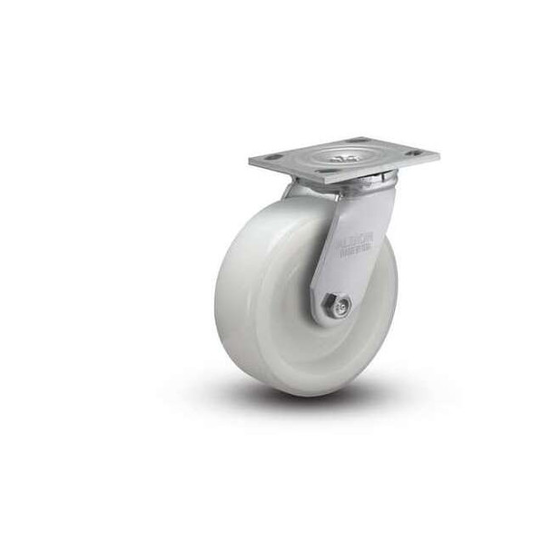 5" X 2" Non-Marking Nylon Swivel Caster, No Brake, Loads Up To 600 lb