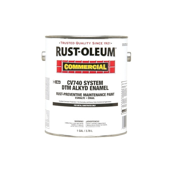 Alkyd Enamel Gloss White Rust-Preventative Maintenance Paint Pack of 2