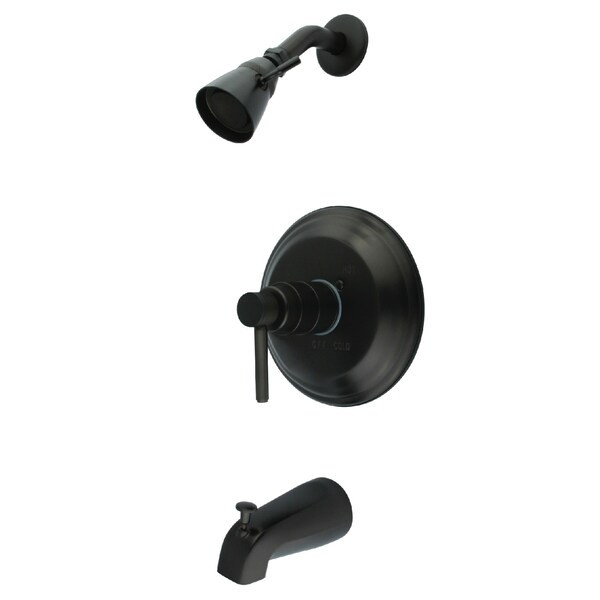 Tub and Shower Faucet, Standard, 3, Wall Mount, Oil Rubbed Bronze