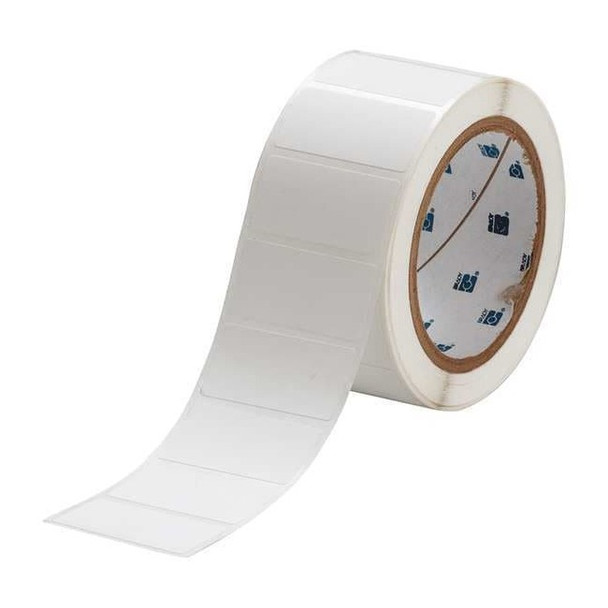 Brady Pre-Cut Label Stock Roll, White, Gloss THT-17-422-3