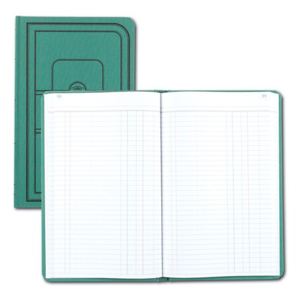 National Ledger Book,12 1/8 in L,7 5/8 in W,Sewn A66500J