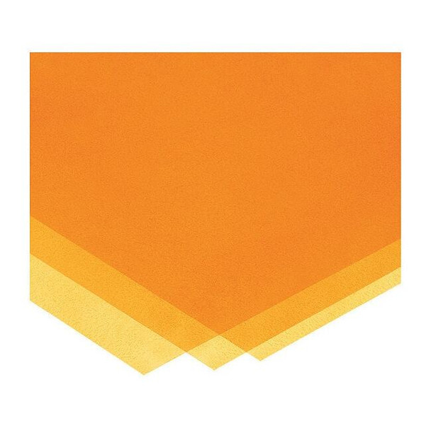 Amber Polyimide Film Stock 2 ft. L x 24" W x 0.001" Thick