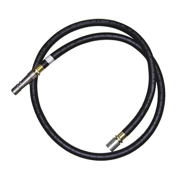 Zeeline DischargeHose,3/4inID,8ftL,1inOD,Nitrile 2178