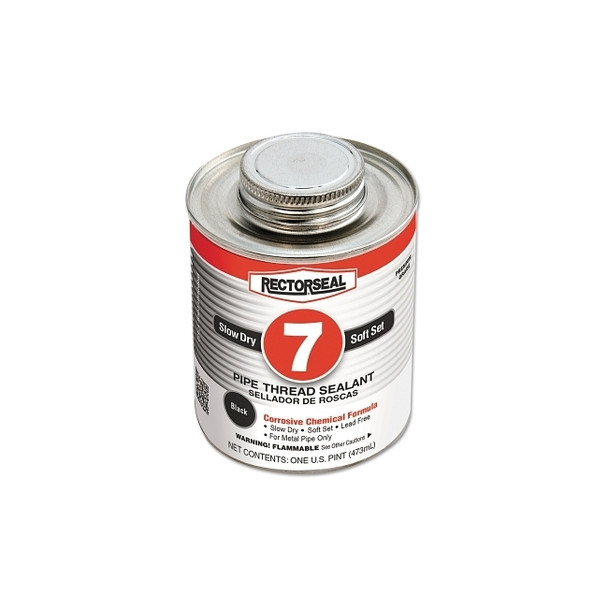 No. 7 Pipe Thread Sealants, 1 Pint Can, Black