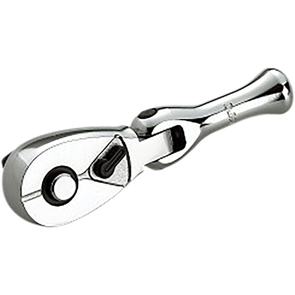3/8"sq. COMPACT RATCHET HANDLE (FLEXIBLE) 80mm Long BRC3FS