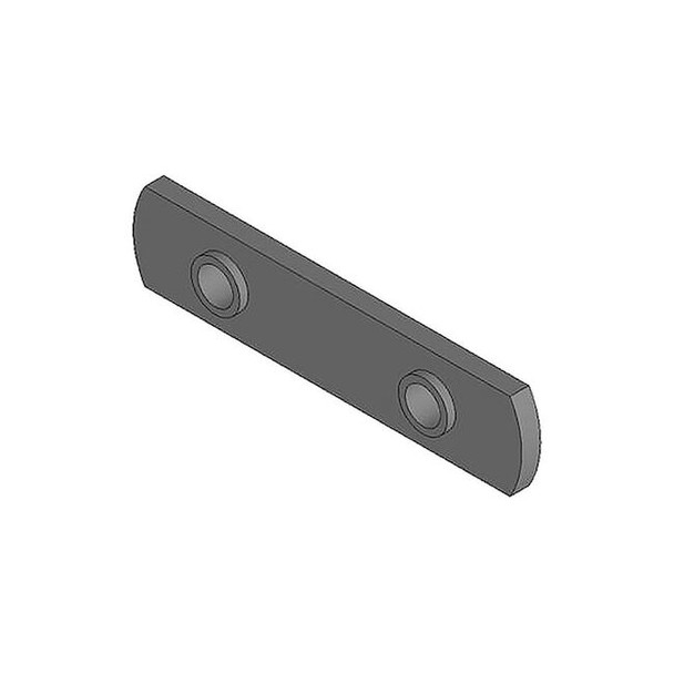 Fath EconomyT-Nut,Steel,BlackZinc-Plated,PK4 096E40M8S04