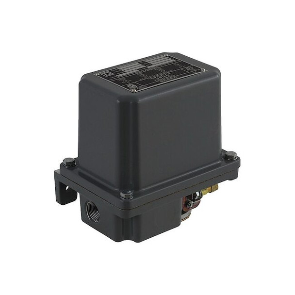 Pressure Switch, Standard, DPST, 35 to 200 psi Range, Aluminum