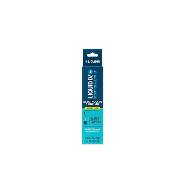 Liquid I.V. Hydration multiplier,0.6oz,LemonLime,PK3 LVM-0301