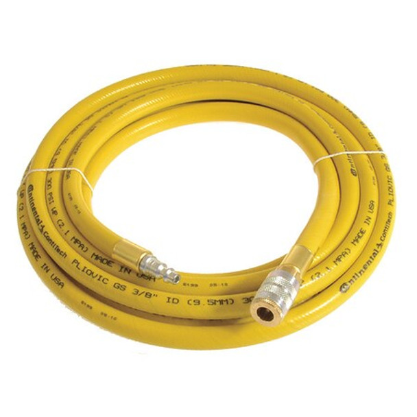 3/8" x 75 ft PVC Coupled Multipurpose Air Hose 300 psi YL