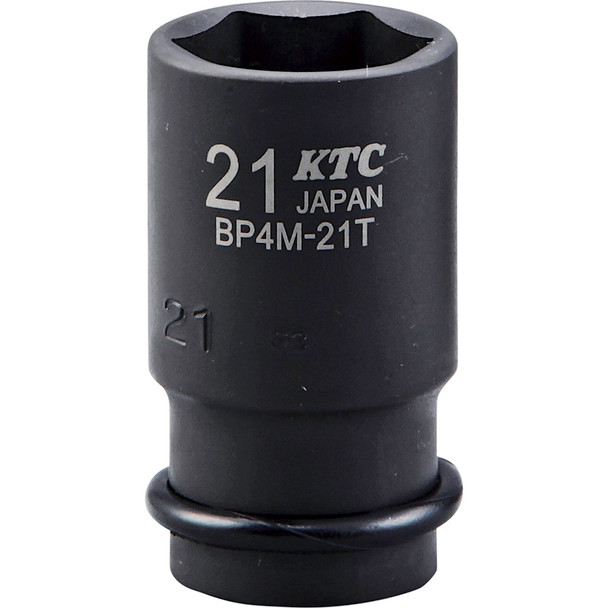 1/2"sq. Impact Socket (Semi Deep) With Pin&Ring 19mm BP4M-19TP