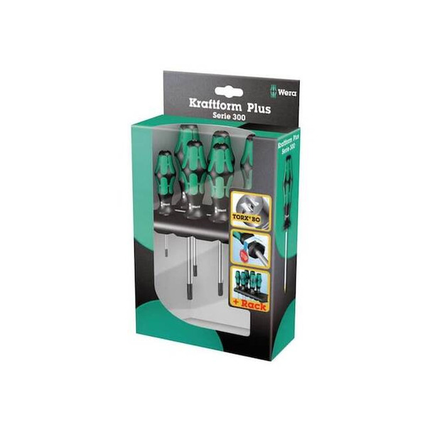 Wera Security Screwdriver Set,Torx(R),6 Pc 05138250001