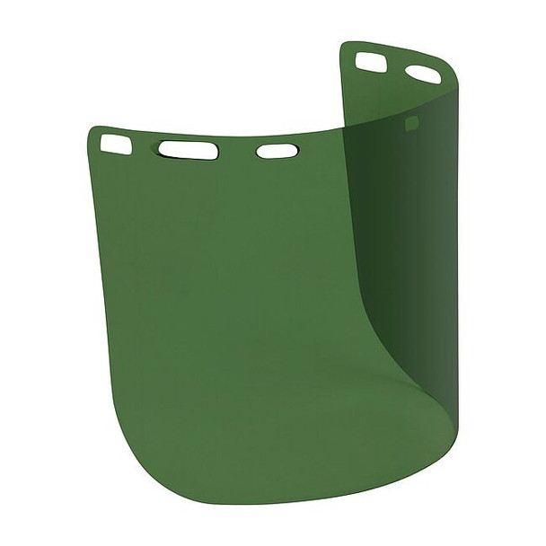 Pip Face Shield Visor, Green Visor, 8 in Height 251-01-7312