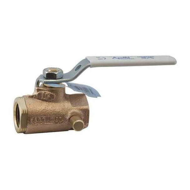 Apollo Valves LF Bronze Ball Valve,Inline,FNPT,1 in 95ALF10501