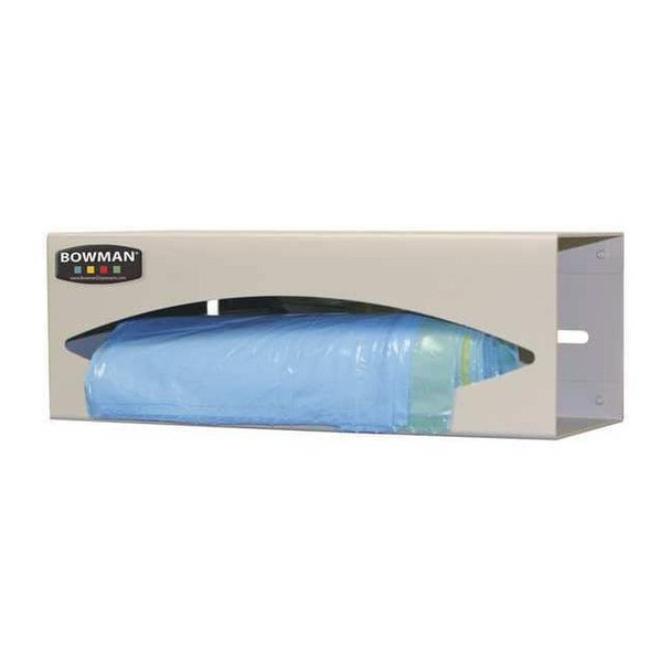 Bowman Dispensers Bag Dispenser Single,Aluminum BG001-0512