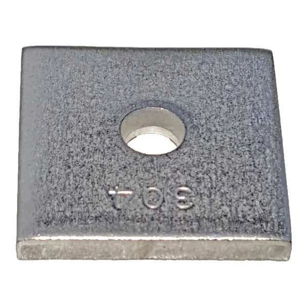 Manufacturer Varies Channel Washer,1/4 In,Silver,PK25 V500 1/4SS