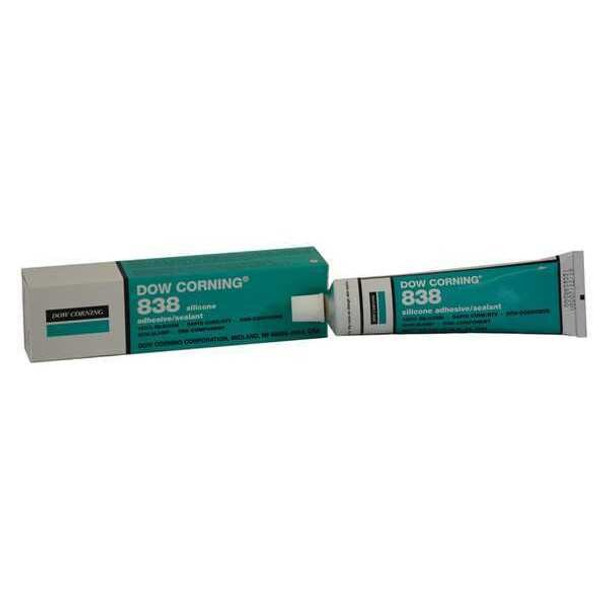 Dowsil Silicone Adhesive Sealant,White,838 2353547