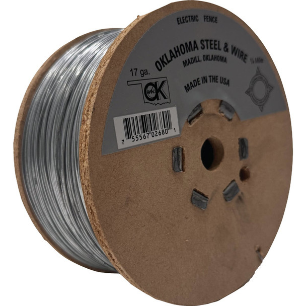 Oklahoma Steel 1320 Ft. 17 Ga. Electric Fence Wire KY230-007-1006